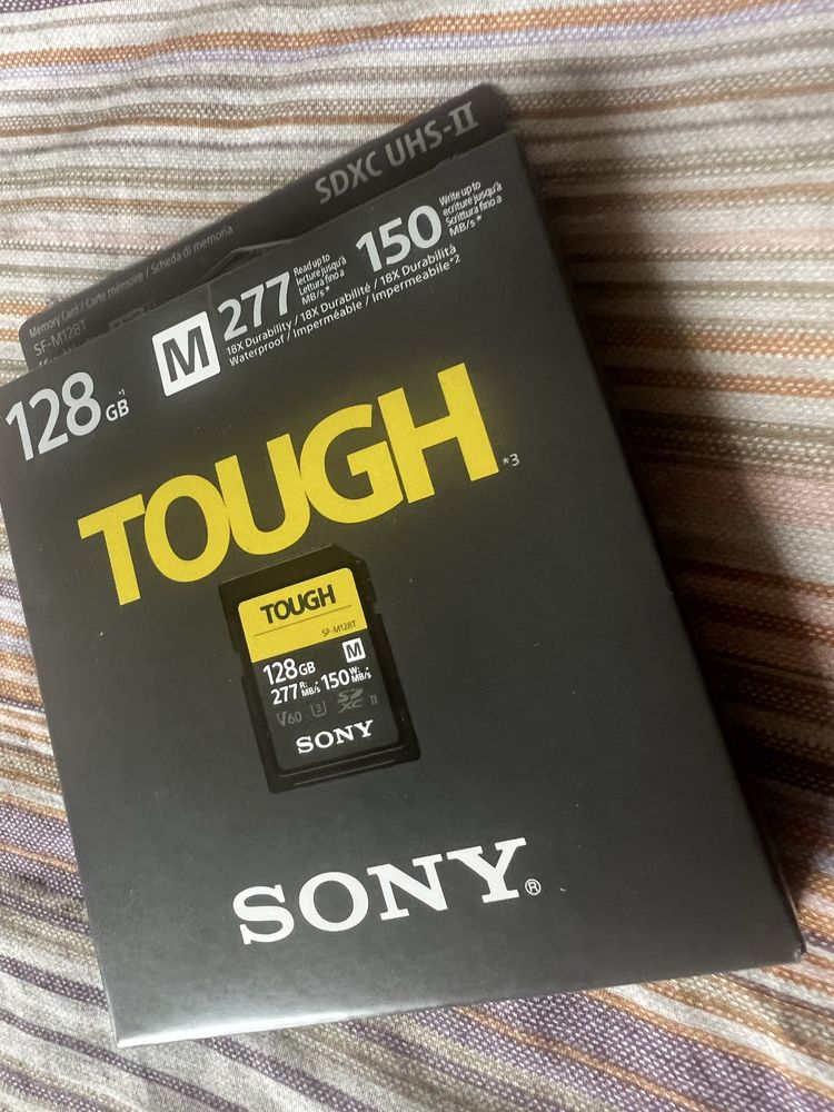Карта памʼяті Sony SDXC 128GB C10 UHS-II U3 V60 R277/W150MB/s Tough
