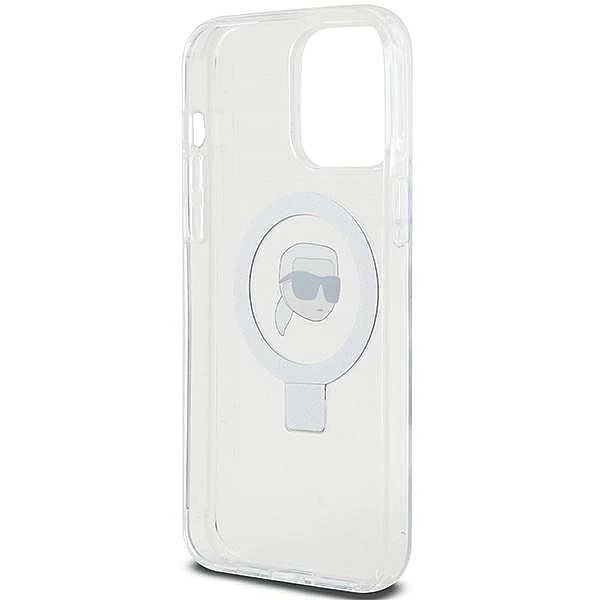 Etui Karl Lagerfeld Ring Stand Karl Head MagSafe do iPhone 15 Pro Max
