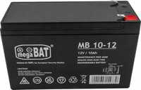 Akumulator AGM Mega BAT 12V 10Ah Zabawka Sonda Alarm