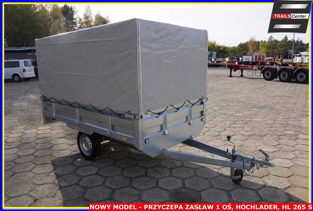 Zaslaw HL 265S NOWOŚĆ max szeroka 150 cm !!!  Gotowy HOCHLADER, 1 oś KNOTT, DMC 750 kg , konstrukcja w ocynku