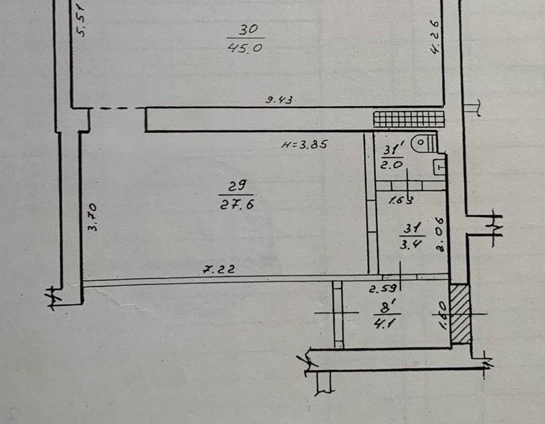 Суборенда приміщення на Крушельницької