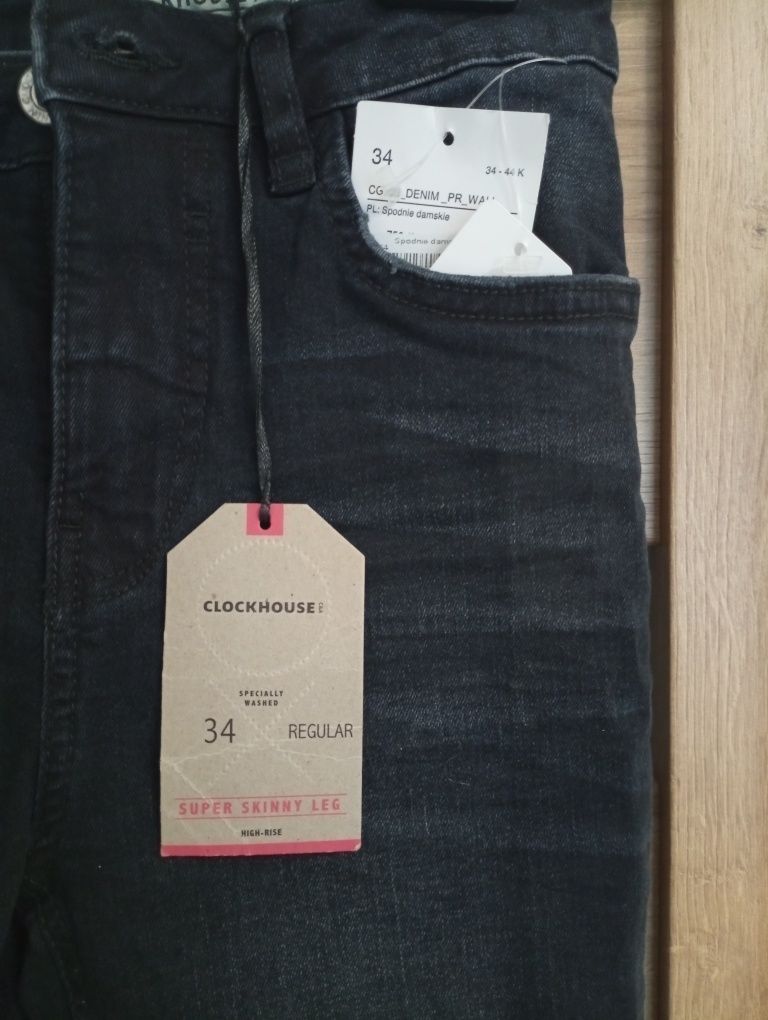 Spodnie jeansowe nowe 34