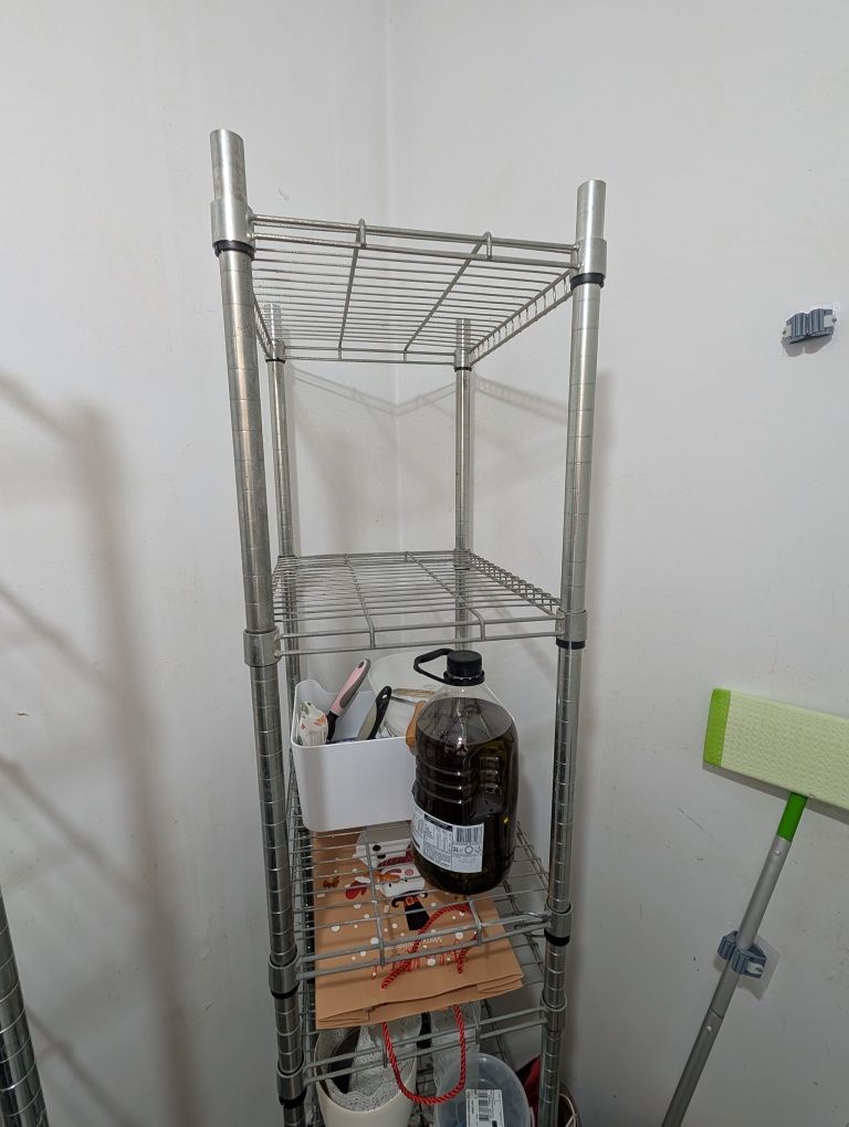 Estante estreita  metálica galvanizado OMAR do IKEA