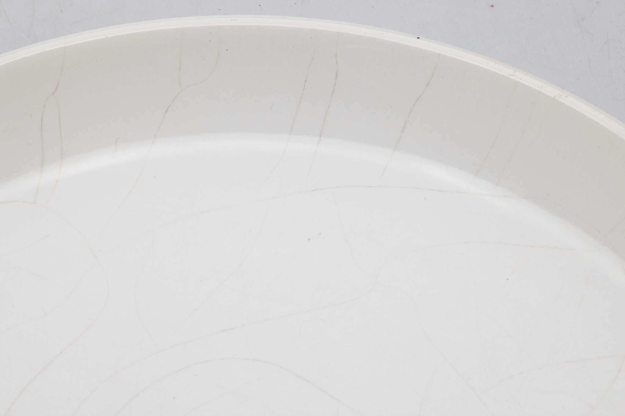 porcelana IKEA talerz płytki duży biały bez ozdób 15660