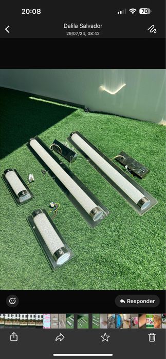 Candeeiro aplique led