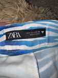 Штаны клеш Zara зебра