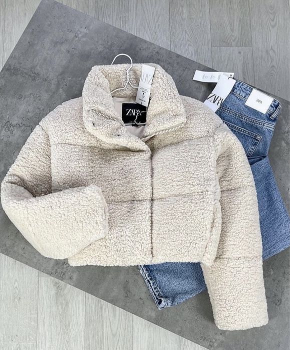 Шикарна теплюща шубка Зара хс