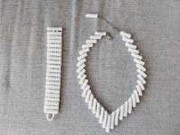 Beading - niezwykły komplet kolia + bransoletka