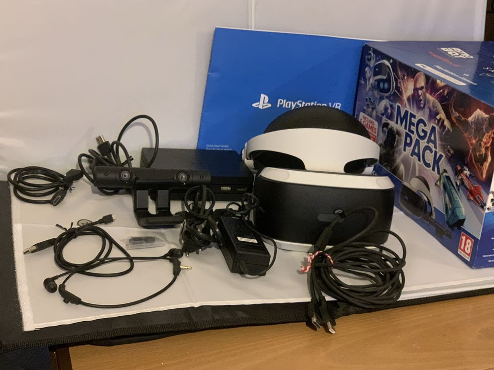 PSVR completo (ps4 ou ps5 c adaptador)