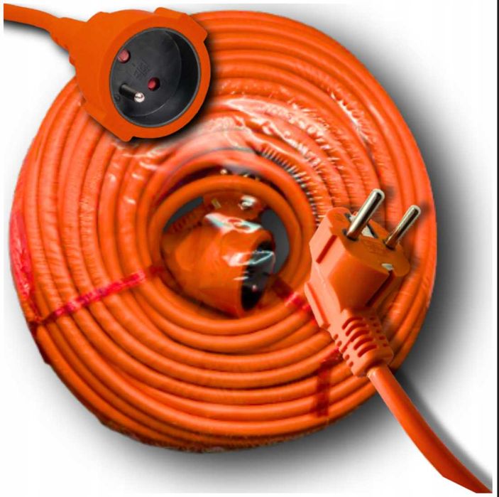 przedłużacz kabel ogrodowy do kosiarki 30m budowlany gruby sznur 3x2,5