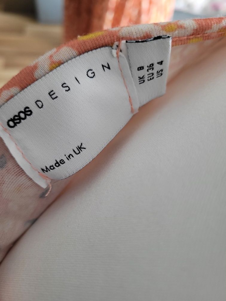 Asos sukienka w kwiatuszki wiosenna