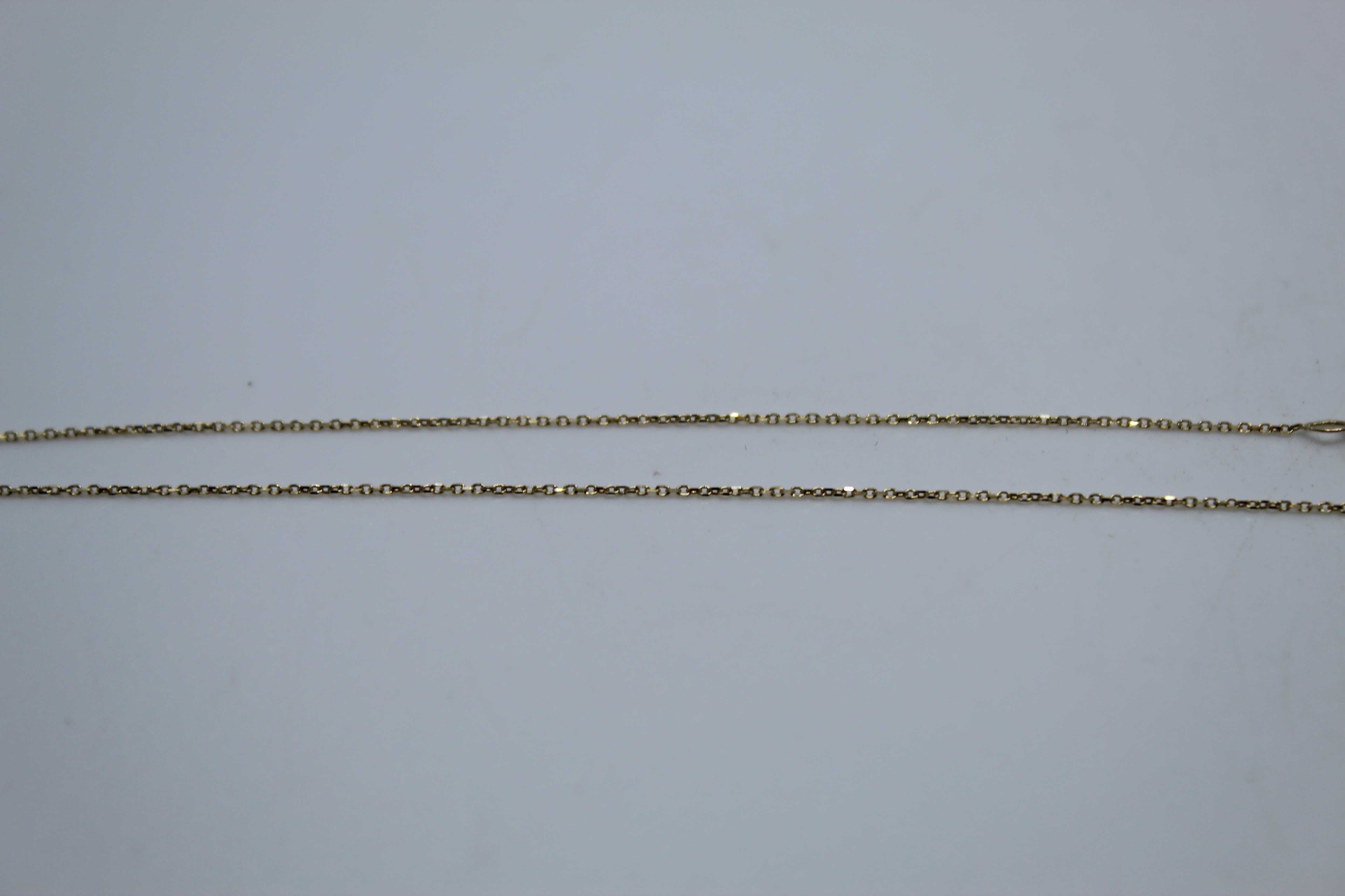 Złoty łańcuszek damski 585 1,06g 43cm Celebrytka Nowe Okazja