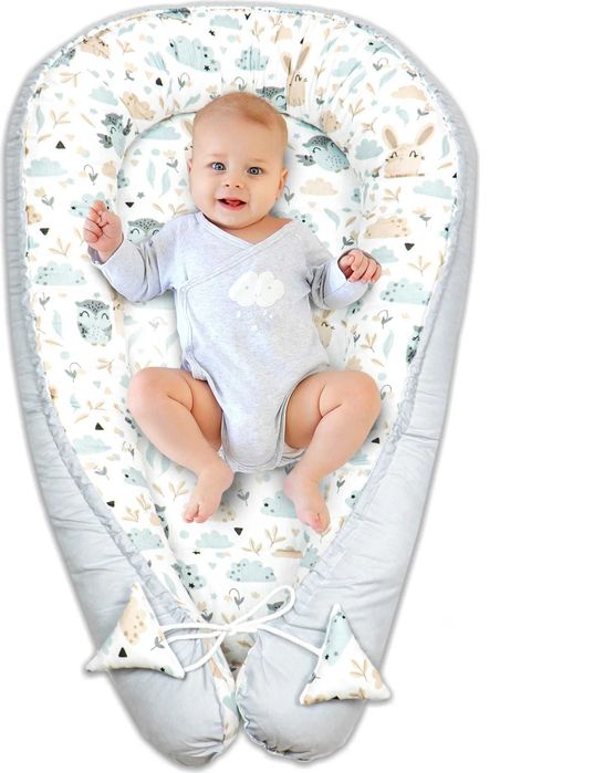 Kokon Niemowlęcy Wiązany Babynest 90 x 50 cm Opis