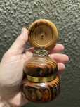 Lampa naftowa drewniana