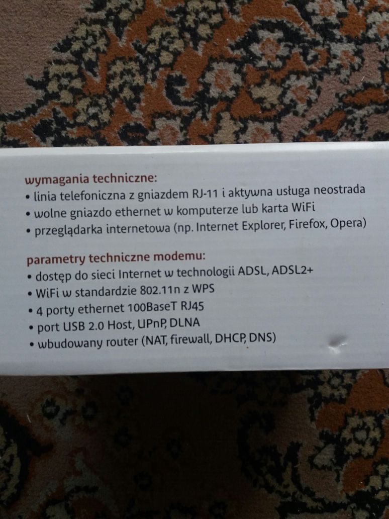 Modem WiFi Sagemcom ADSL