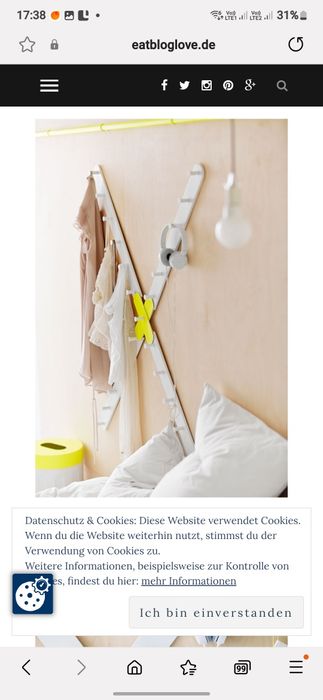 wieszak Ikea z kolekcji SPRUTT