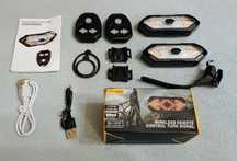 Kierunkowskazy LED rowerowe  + pilot bezprzewodowy + GRATIS