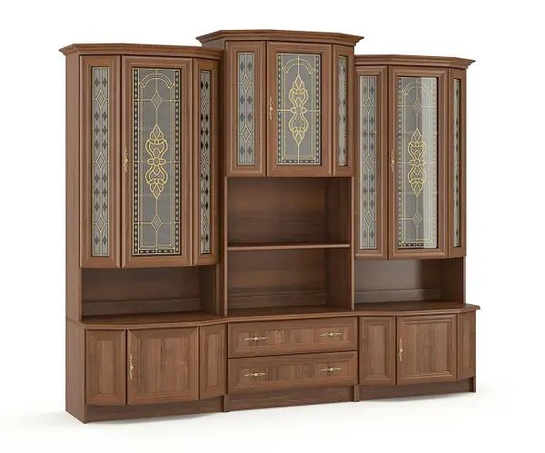 Стінка-горка Барон вітрина пенал шафа