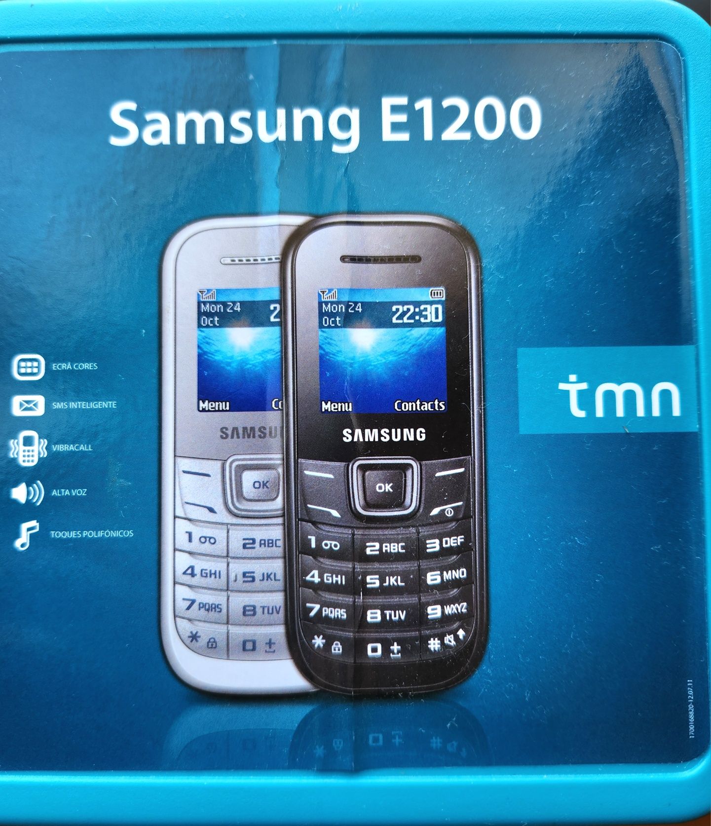 Samsung E1200 NOVO – Telemóvel Clássico, com Caixa e Carregador