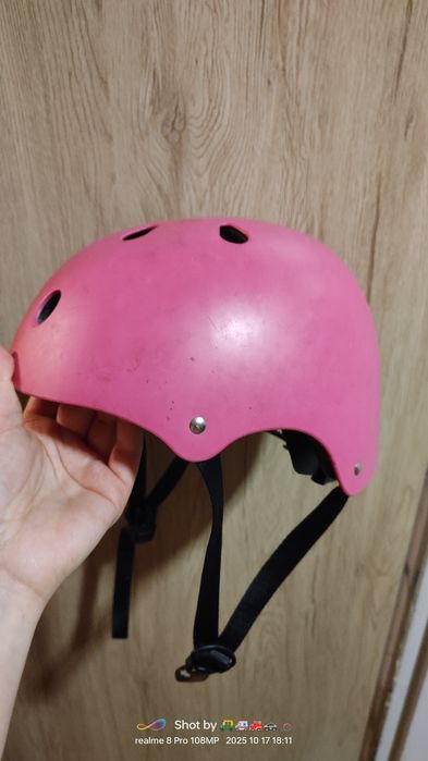 Kask rozmiar S (53-55 cm), różowy
