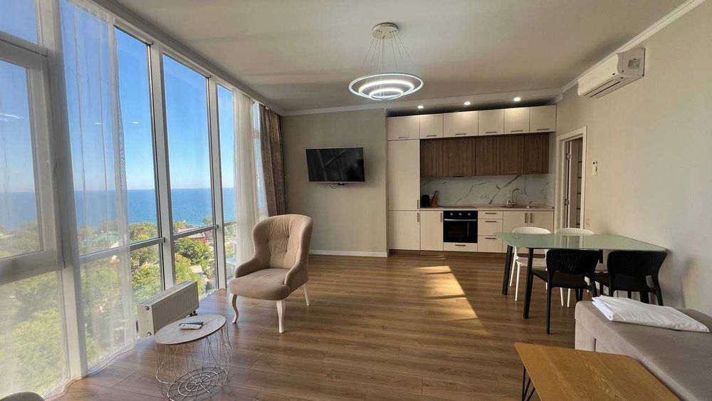 Оренда 2 кім. квартири з прямим видом моря в Аркадії, ЖК Гагарінплаза