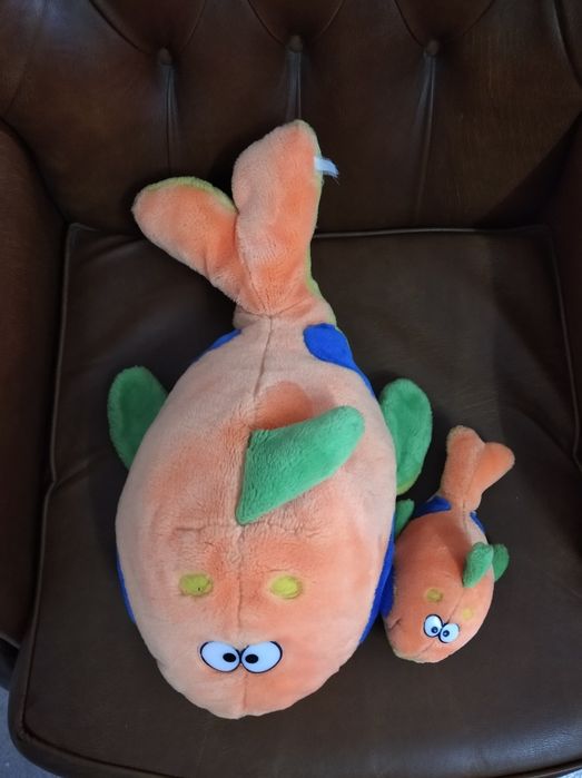 Peluche peixes cor de laranja