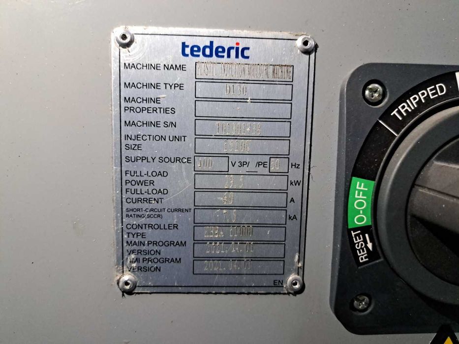 Wtryskarka tworzyw sztucznych TEDERIC D130