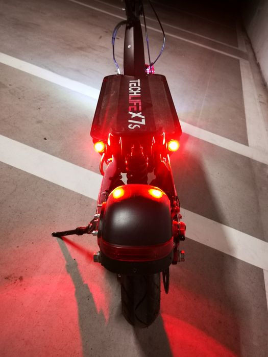 SUPER Hulajnoga TECHLIFE X7s 1 właściciel IGŁA, DODATKI Polecam! 65km