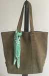 Skórzana torebka typu shopper
