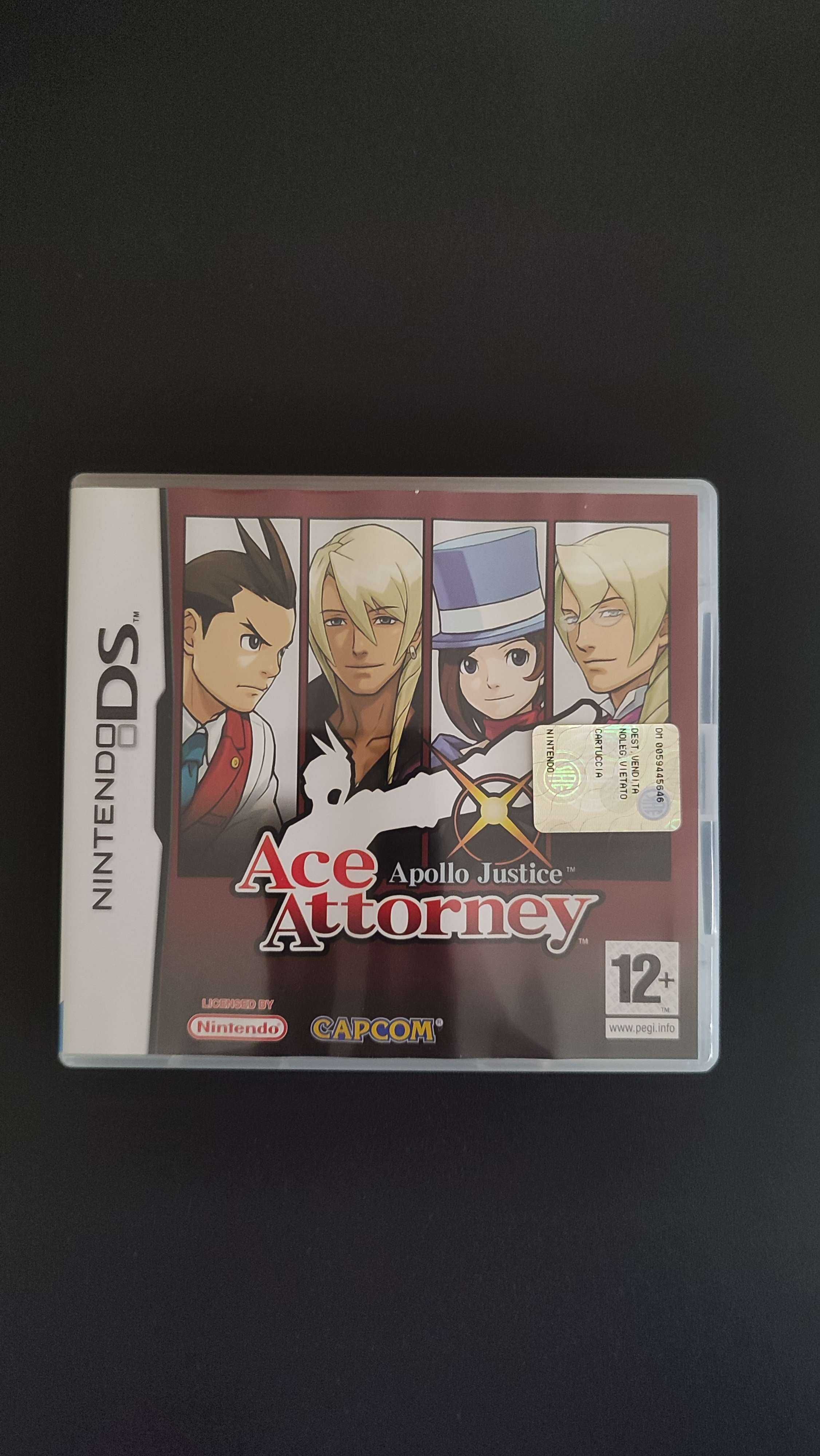 Apollo Justice Ace Attorney Nintendo DS