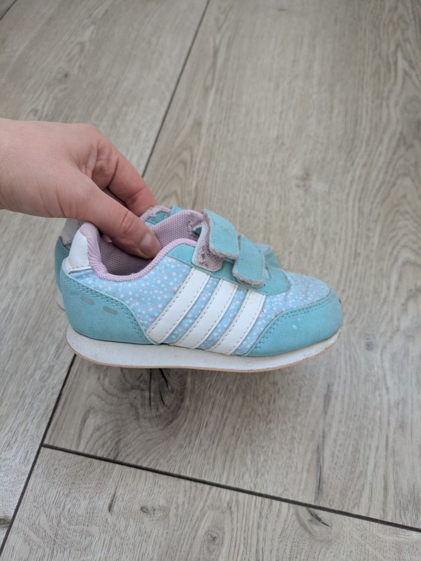 Trampki dziewczęce adidas na rzepy r.23