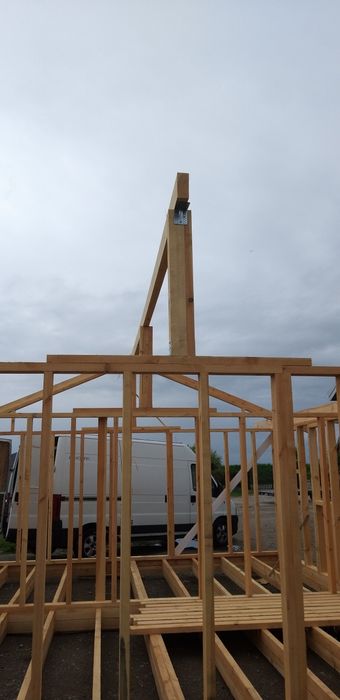 Domek drewniany 35m3 konstrukcja  2szt