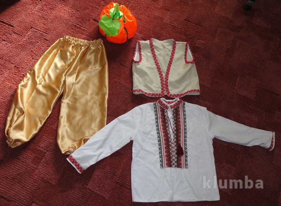Костюм ОСІННІЙ ОВОЧ помідор, бурячок, гарбуз, тиква на 4-6 років