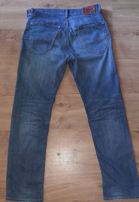 Lee - Spodnie męskie, cieńszy wygodny jeans z elastanem