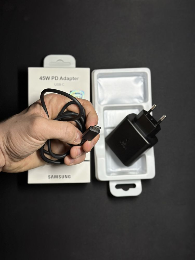 Super Szybka Ładowarka Samsung 45W + Kabel 1m USB/C.