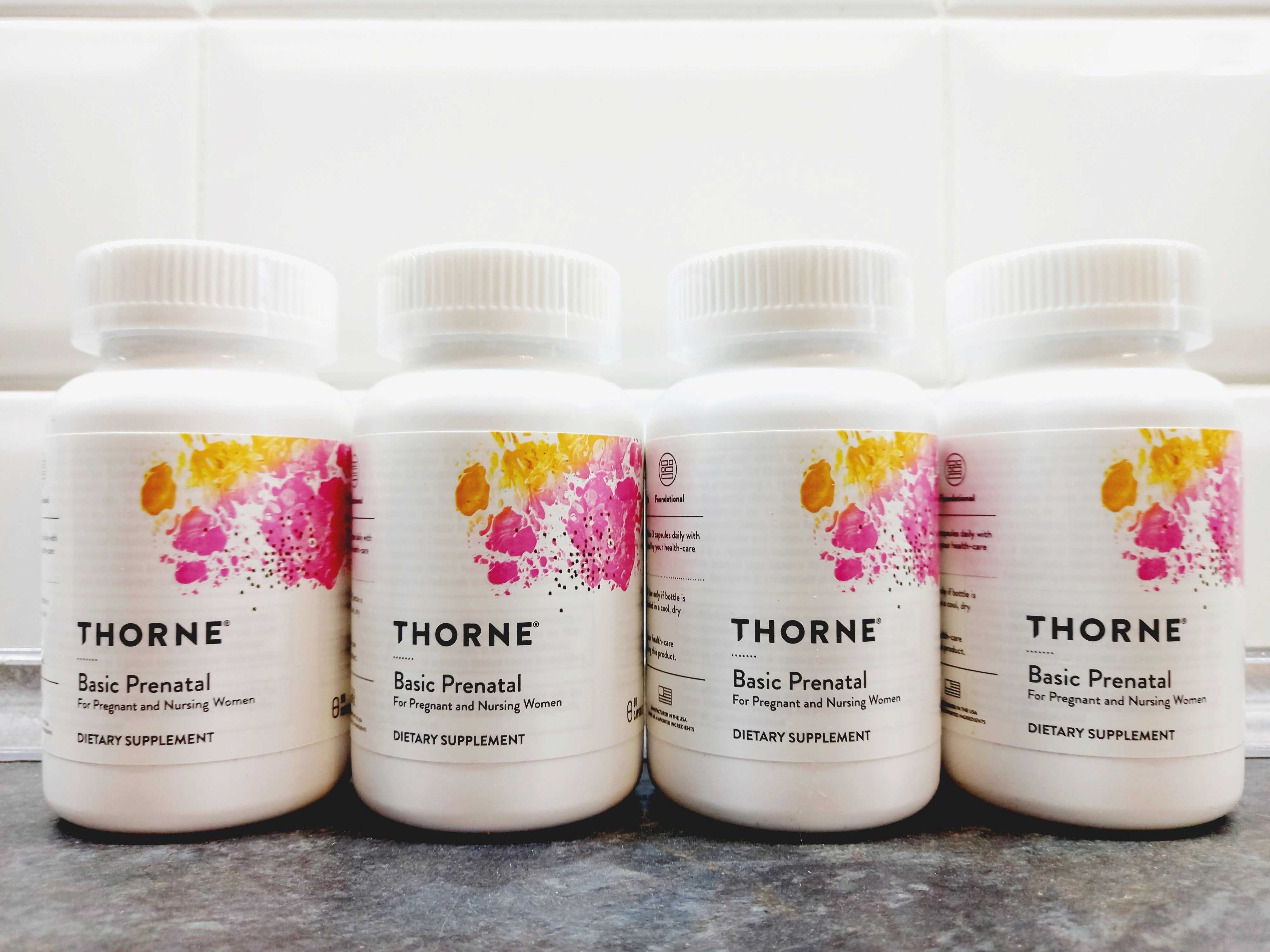 Thorne, Basic Prenatal (90 капс.), для беременных, для кормящих