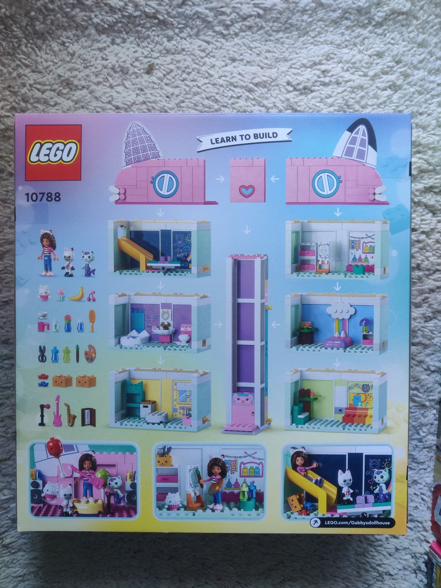Lego Koci Domek 10788 Koci domek Gabi