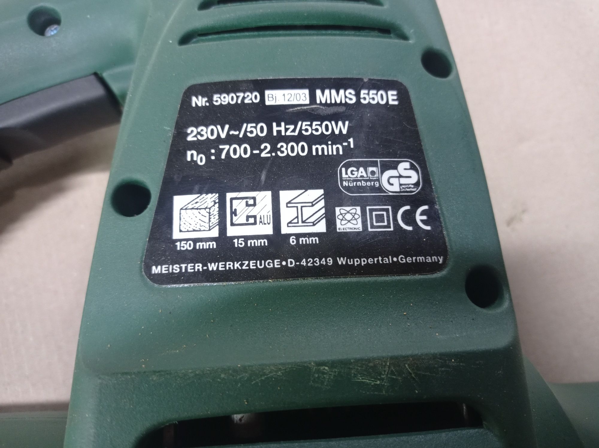 Сабельна пила BOSCH PFZ 550 E, Meister CRAFT MMS 550 E.