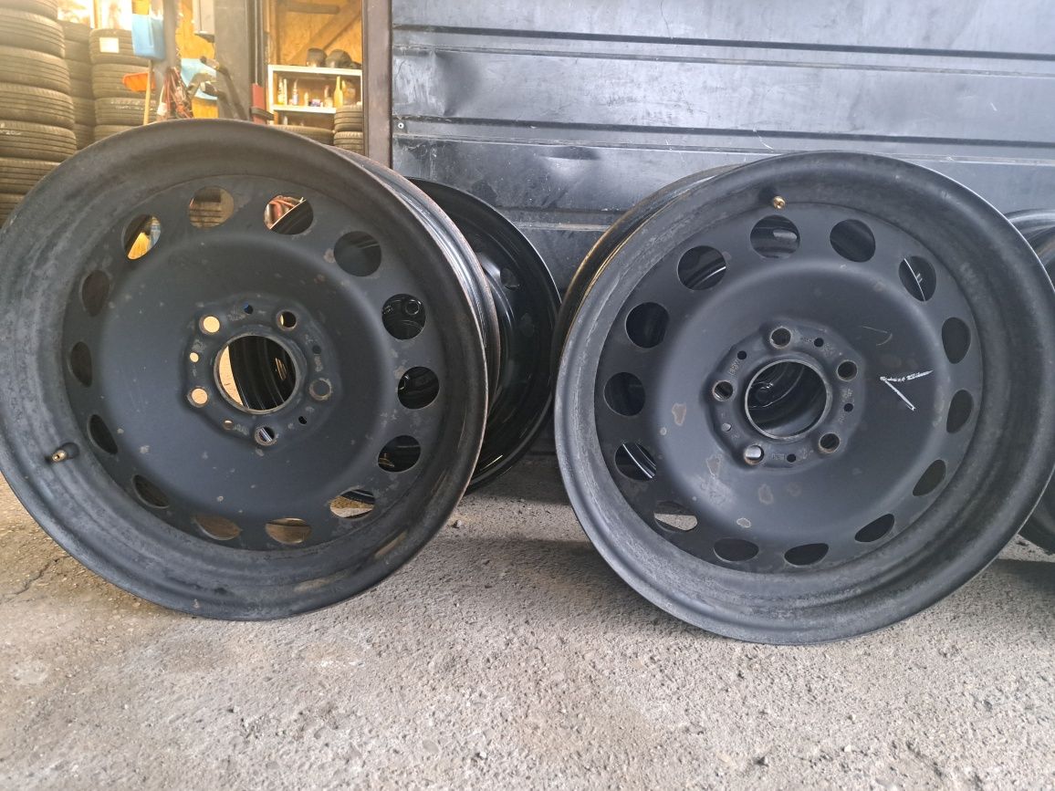 05 TSM komplet felg stalowych 5x120 et31 7x16 72.6 bmw