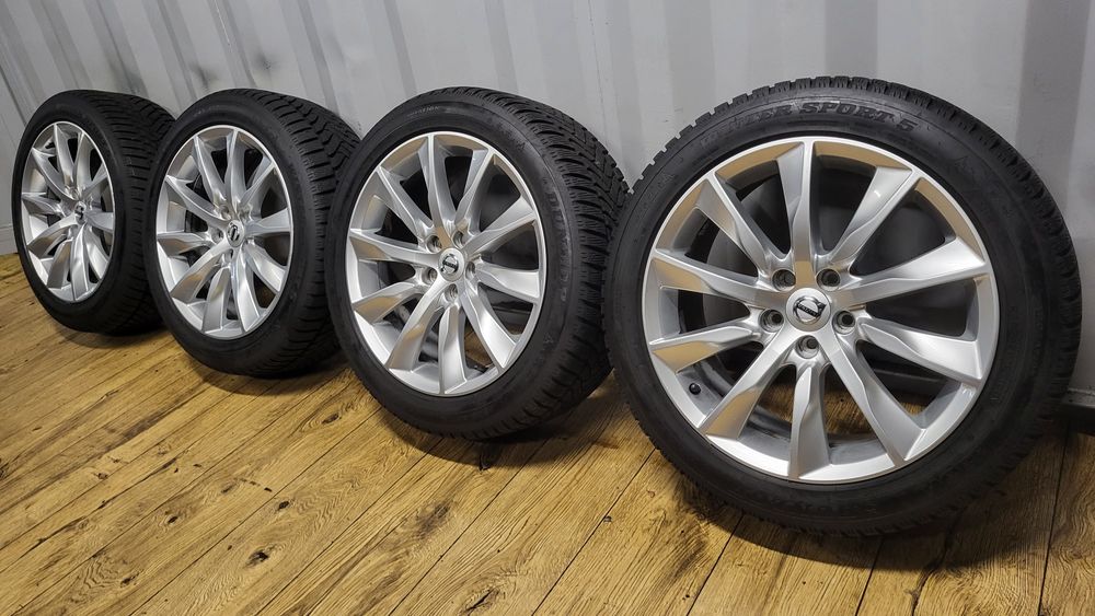Felgi Volvo 18" 5x108 z oponami 245/45 R18 jak nowe 8mm S90 V90