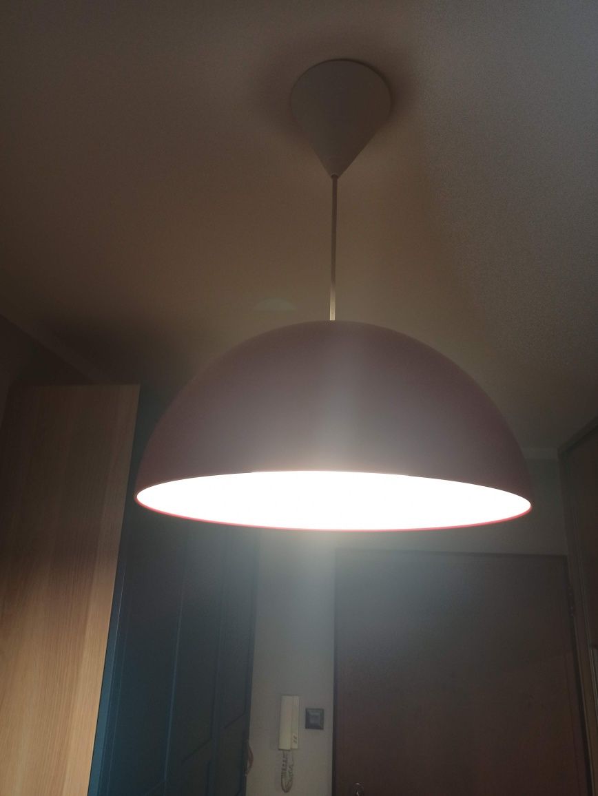 Lampa BRASA IKEA czerwona, zwis
