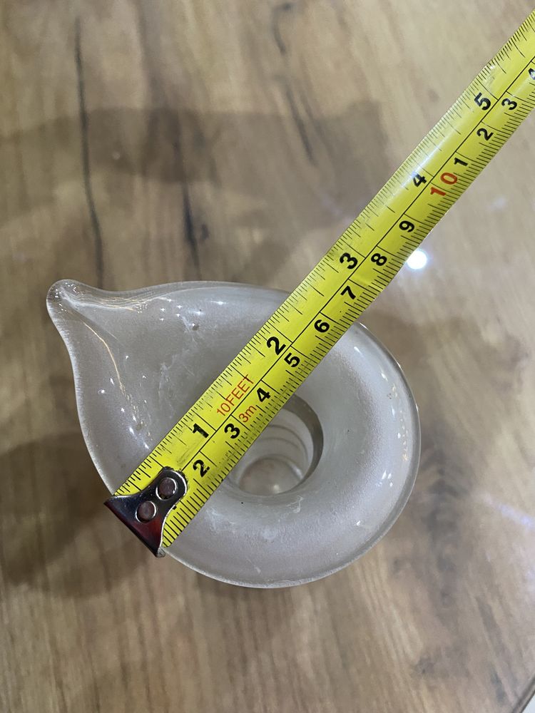 Wazon szklany wysokość 17 cm