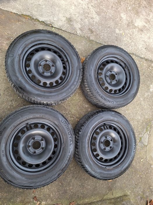 Felgi stalowe opel 6.5Jx15 5x110 et 35 oraz opony zimowe