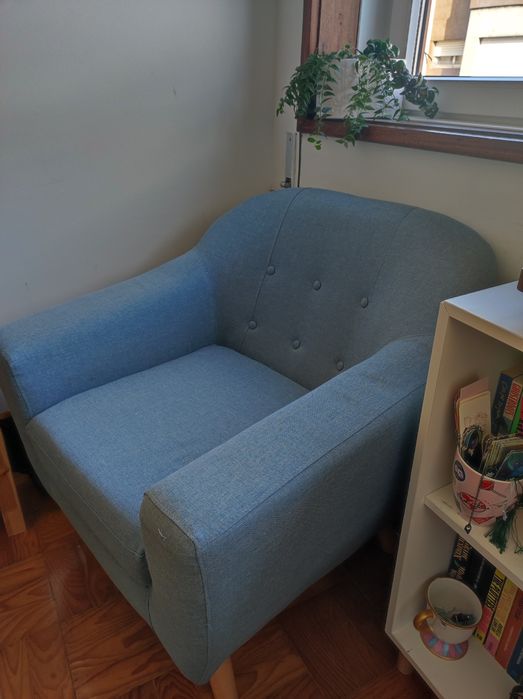 Cadeirão Aktic Azul Niágara da Sklum