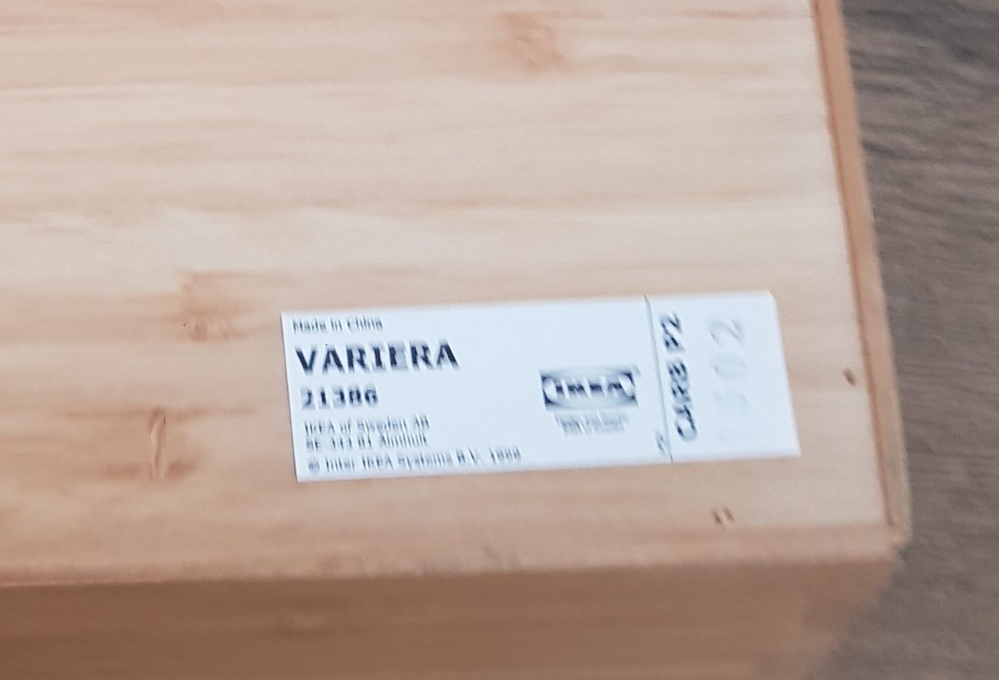 Zestaw wkładów na sztućce do szuflady Ikea