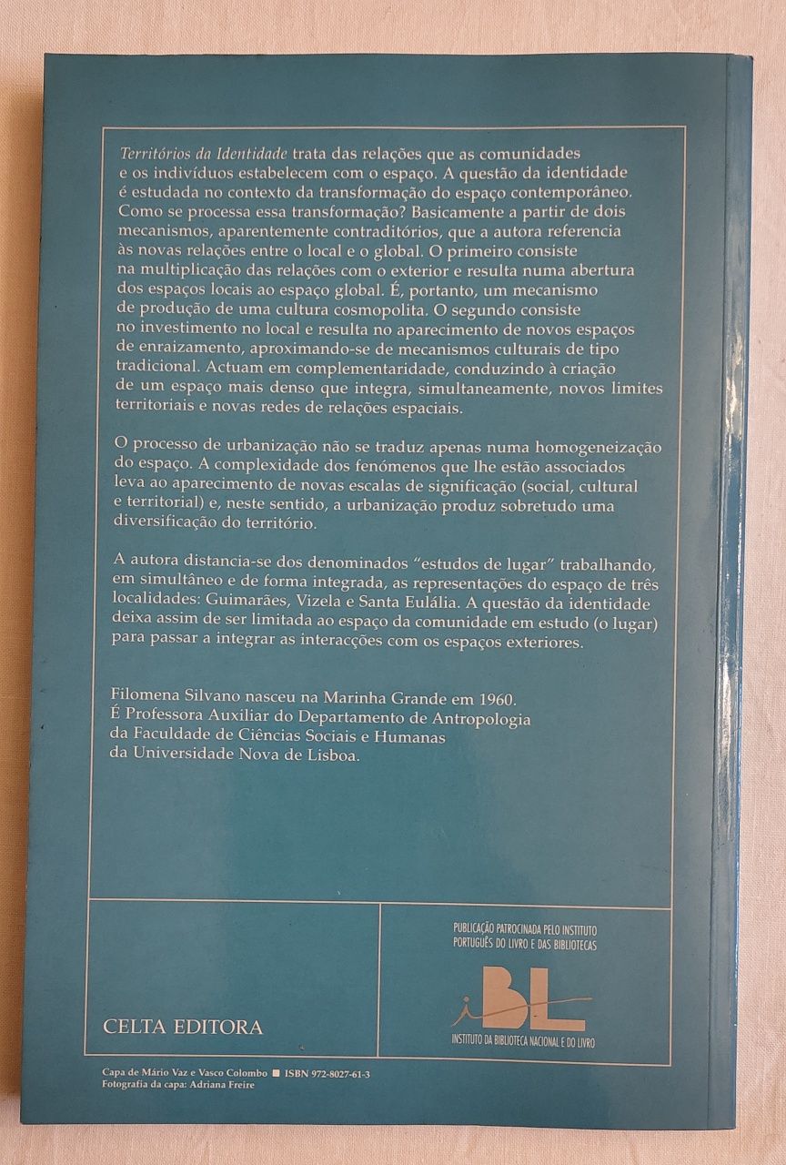 Filomena Silvano, Territórios da Identidade