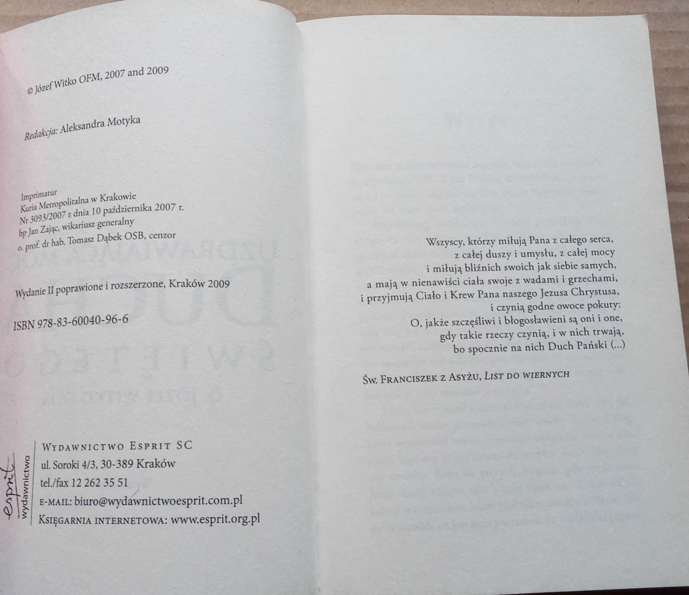 Józef Witko - Uzdrawiająca moc Ducha Świętego