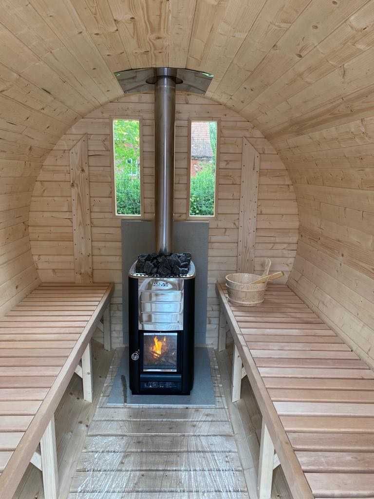 Sauna fińska Ogrodowa Beczka 3m ruska bania sauna fińska sucha parowa