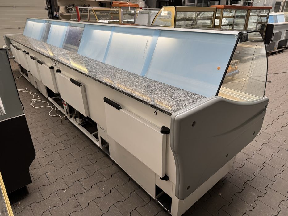 Lada witryna chłodnicza Cold dł. 5 m i inne urządzenia. GWARANCJA.