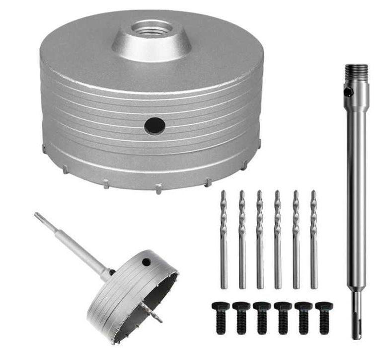 Otwornica do betonu 160mm, adapter SDS Plus + 6 wierteł Tongboke